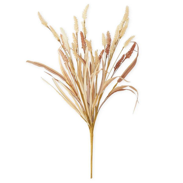 24 Inch Tan Cream & Brown Wheat Bush