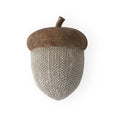 Resin Faux Woven & Woodgrain Acorn