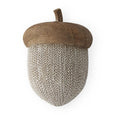 Resin Faux Woven & Woodgrain Acorn