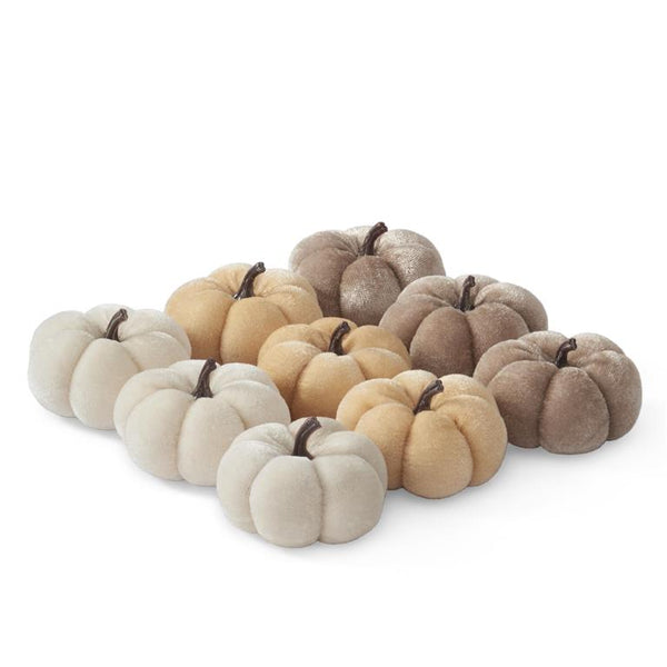 2 inch Velvet Fill Pumpkins