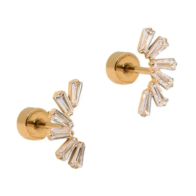 Delaney Screwback Stud Earrings