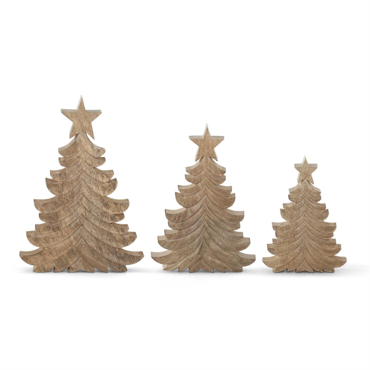 Mango Wood Carved Trees
