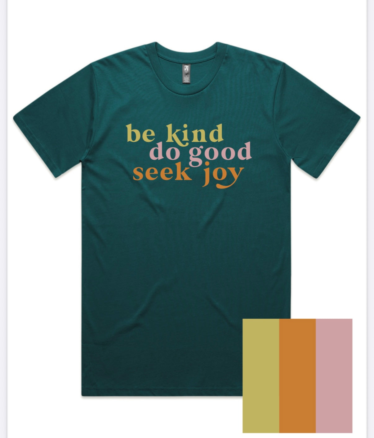 Be Kind, Do Good Tee- Atlantic