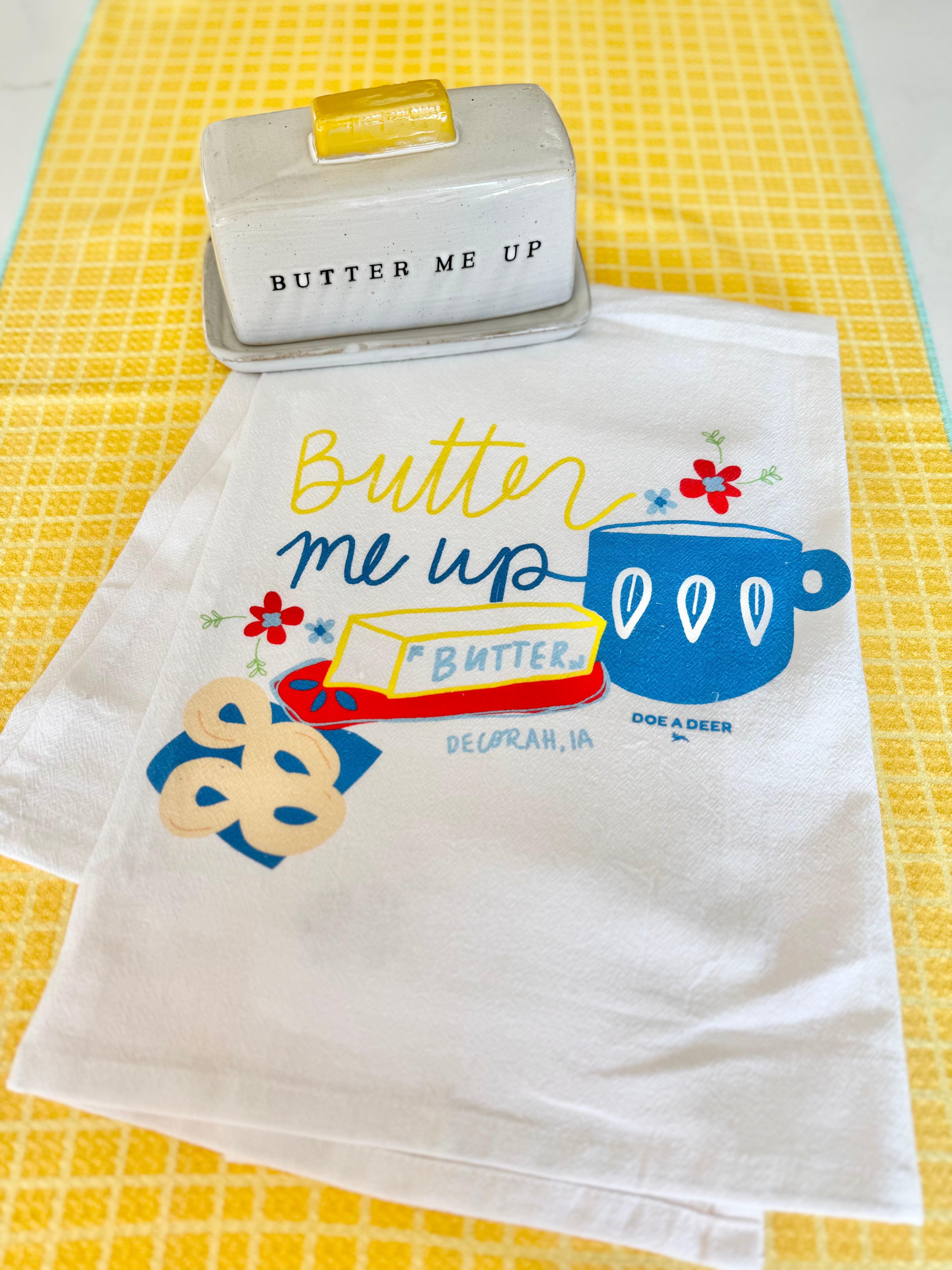 Butter Me Up Flour Sack Towel