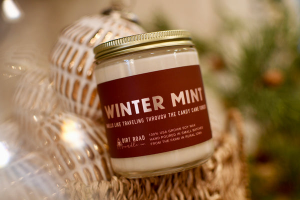 Dirt Road Candle Co Winter Mint Candle