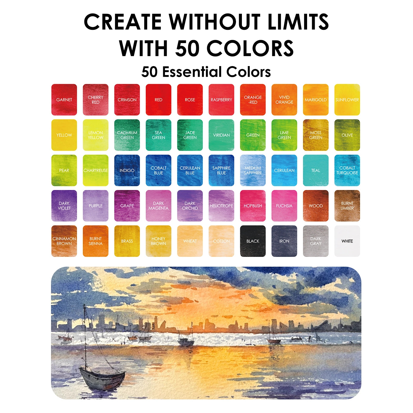 All In One Watercolor Set