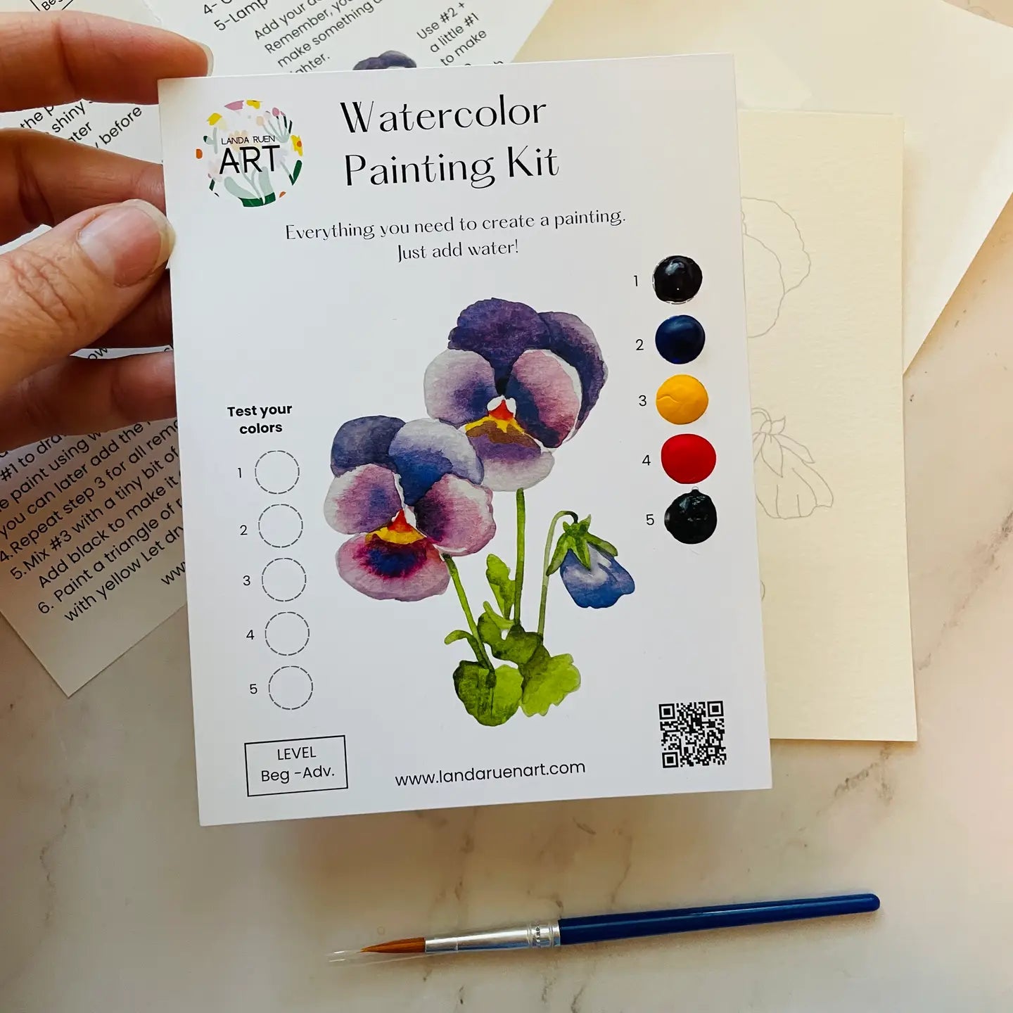 Watercolor Kits |Landa Ruen Art