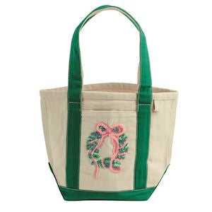 Holiday Beaded Mini Tote