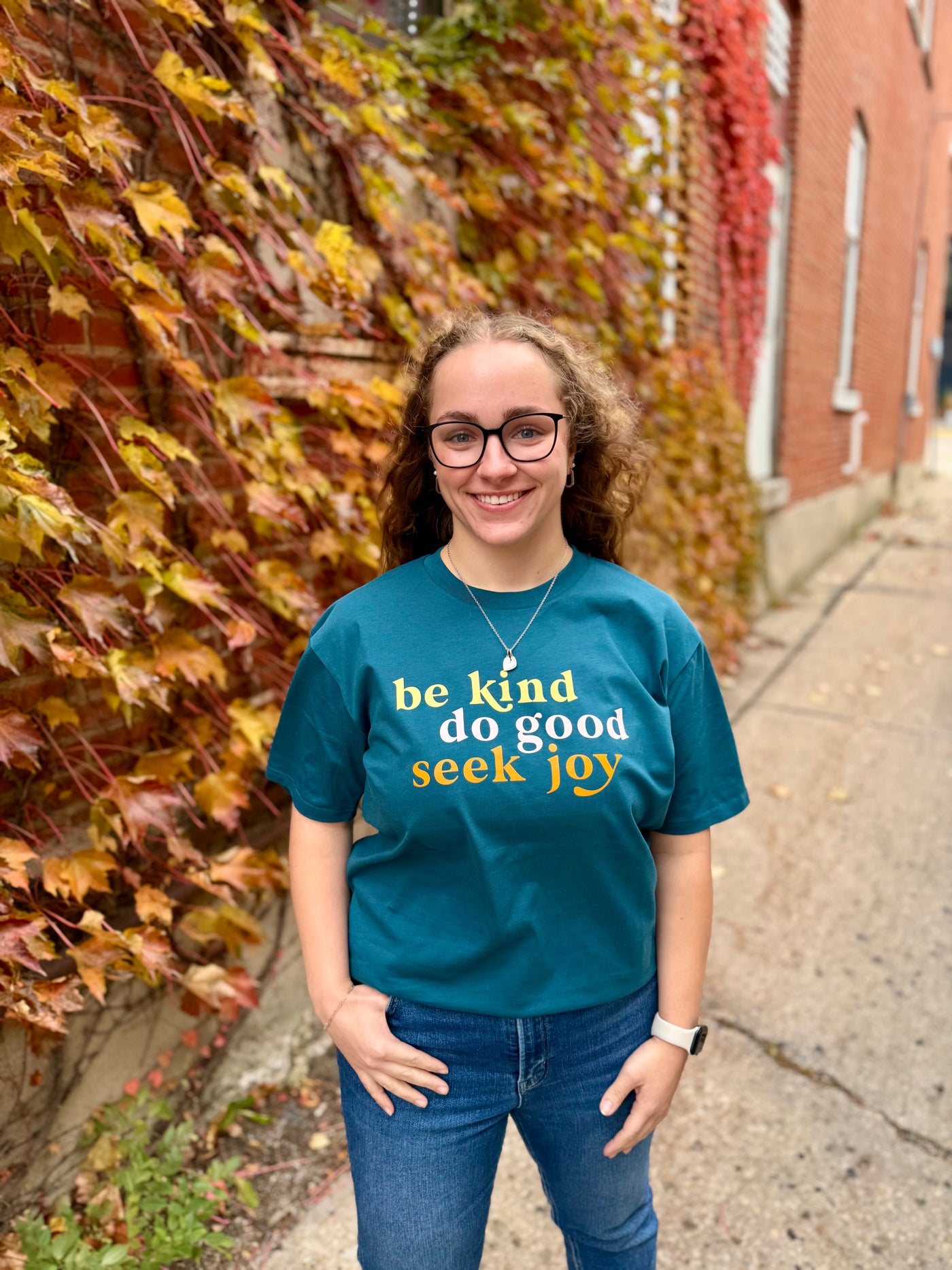 Be Kind, Do Good Tee- Atlantic