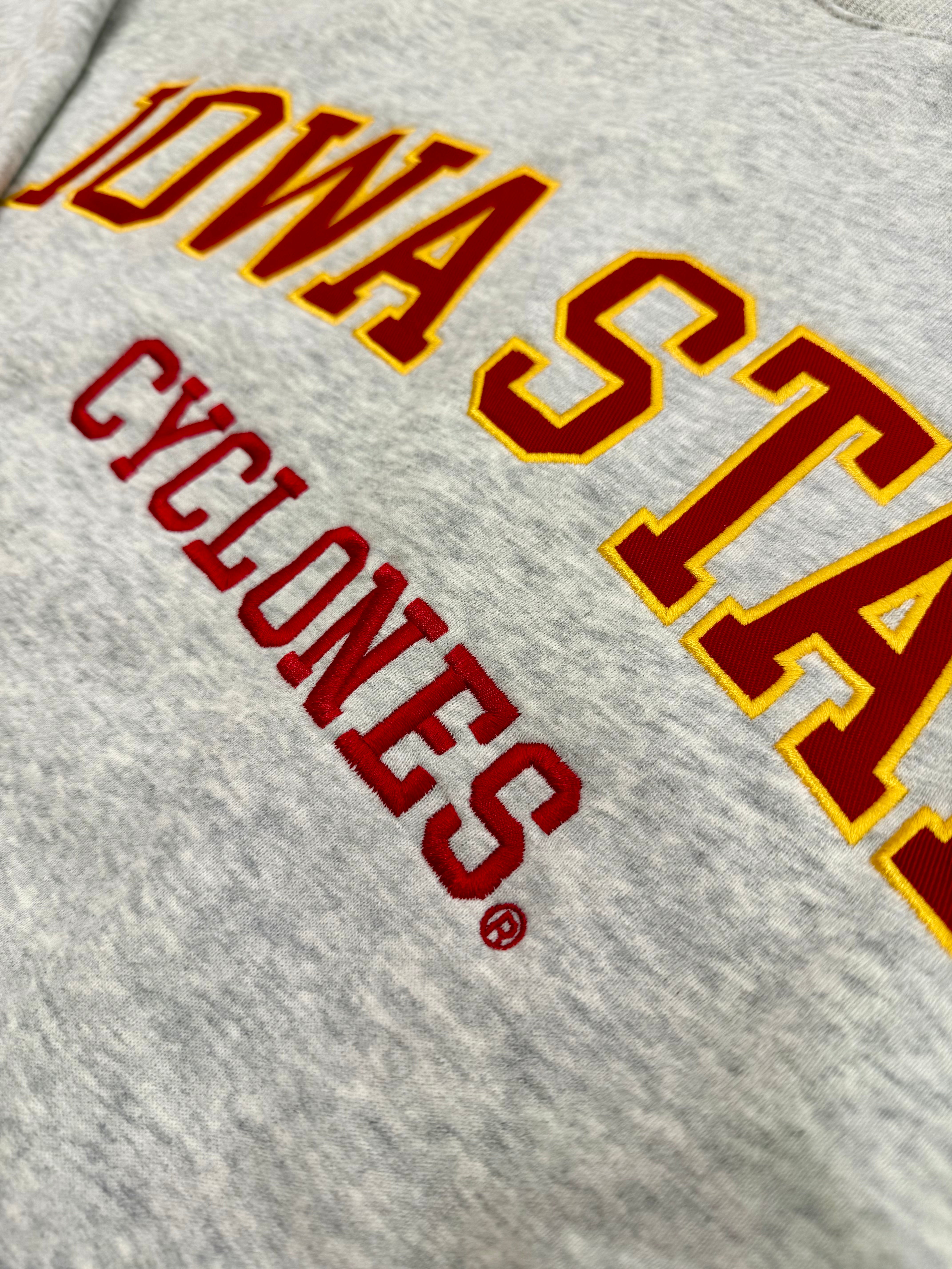 IOWA STATE MOCK NECK -Gray