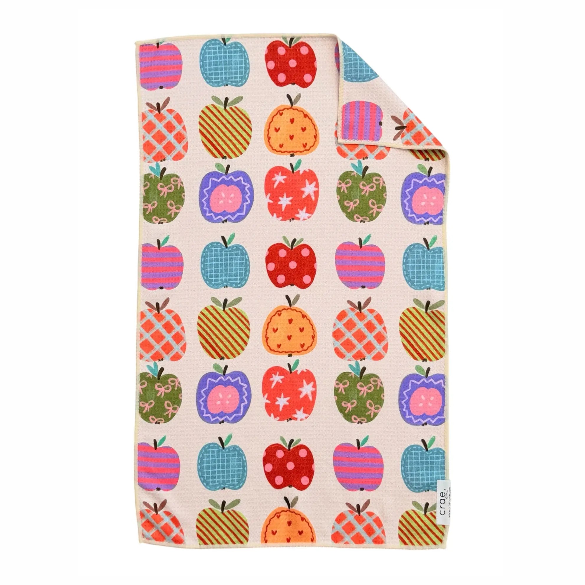 Apple Patch Double Sided Hand Towel