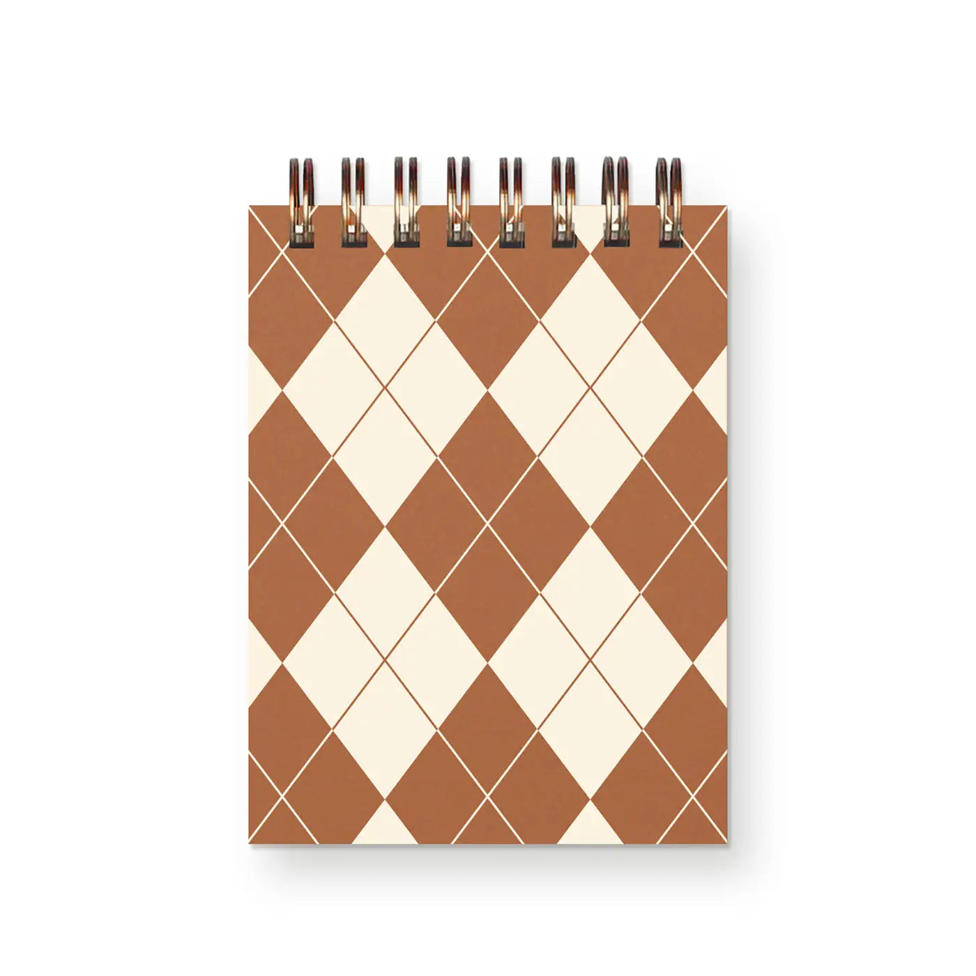 Mini Jotter Notebook in Argyle