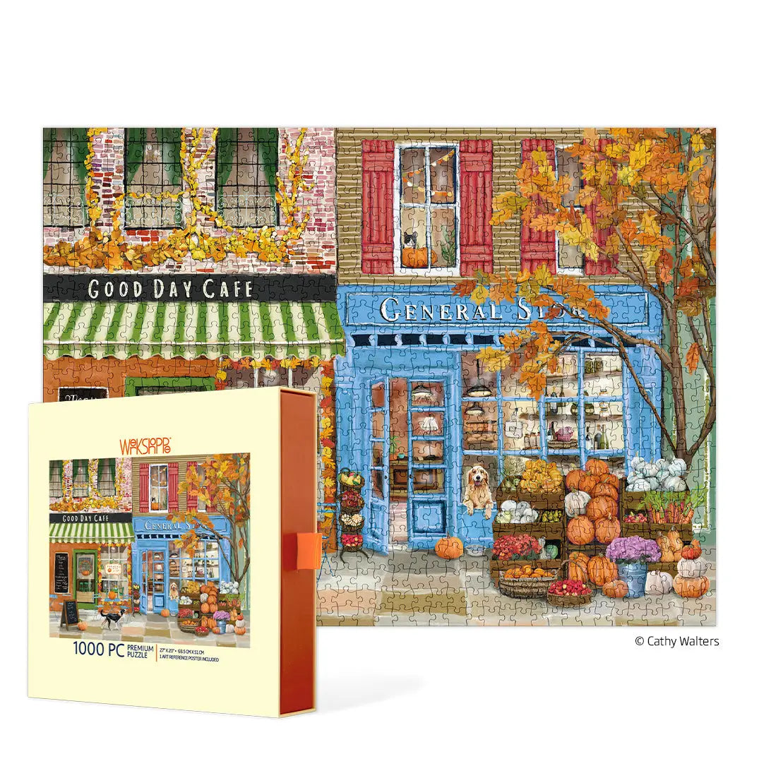 Autumn On Main 1000 Piece Puzzle
