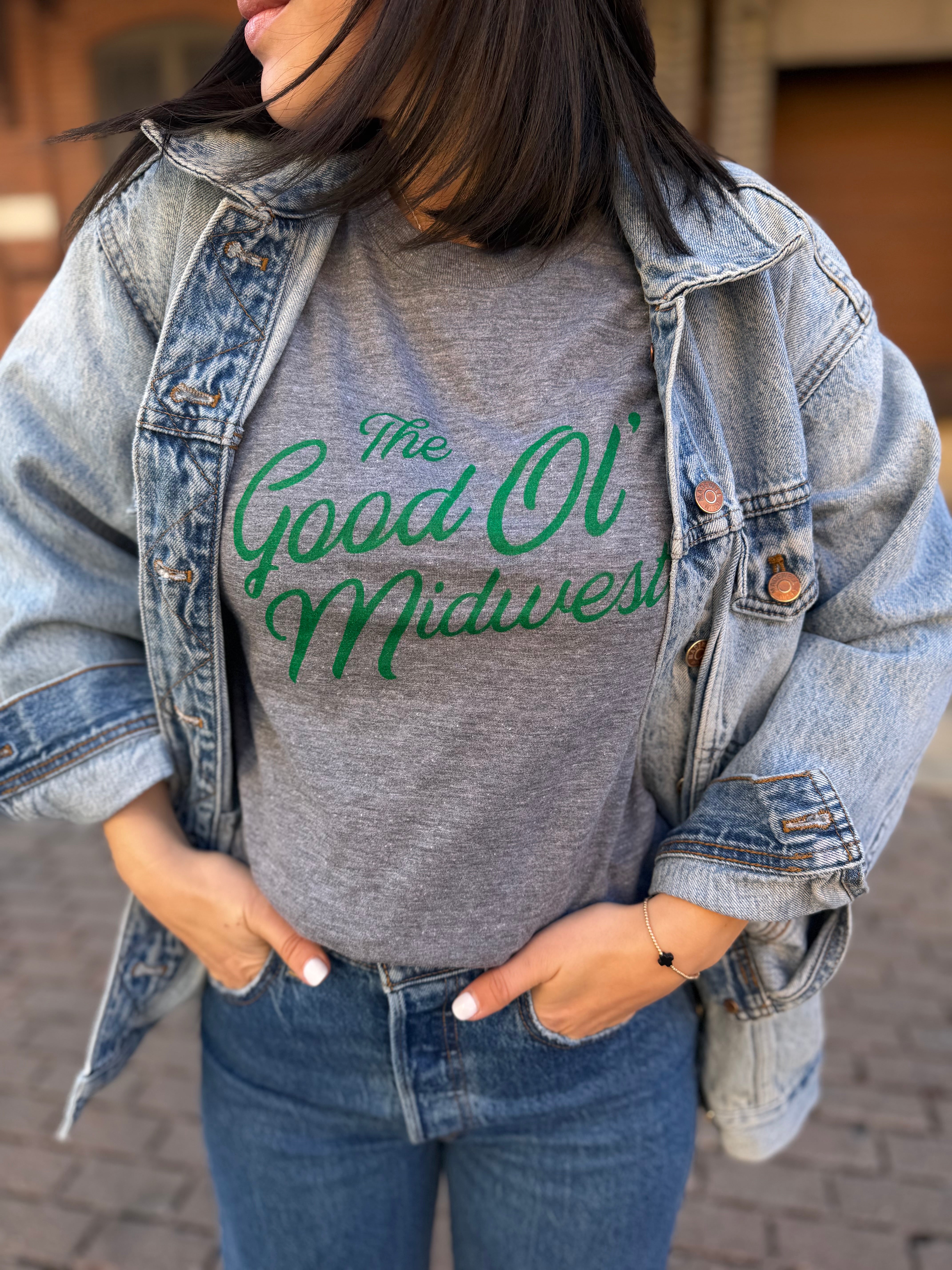 The Good Ol' Midwest Tee-Gray