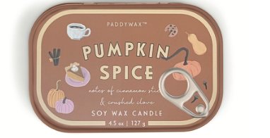 Pumpkin Spice Tin Candle- Paddywax