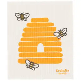Bees Swedish Dishcloth