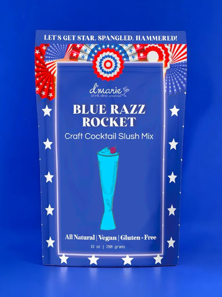 Blue Razz Rocket Slush Drink Mix