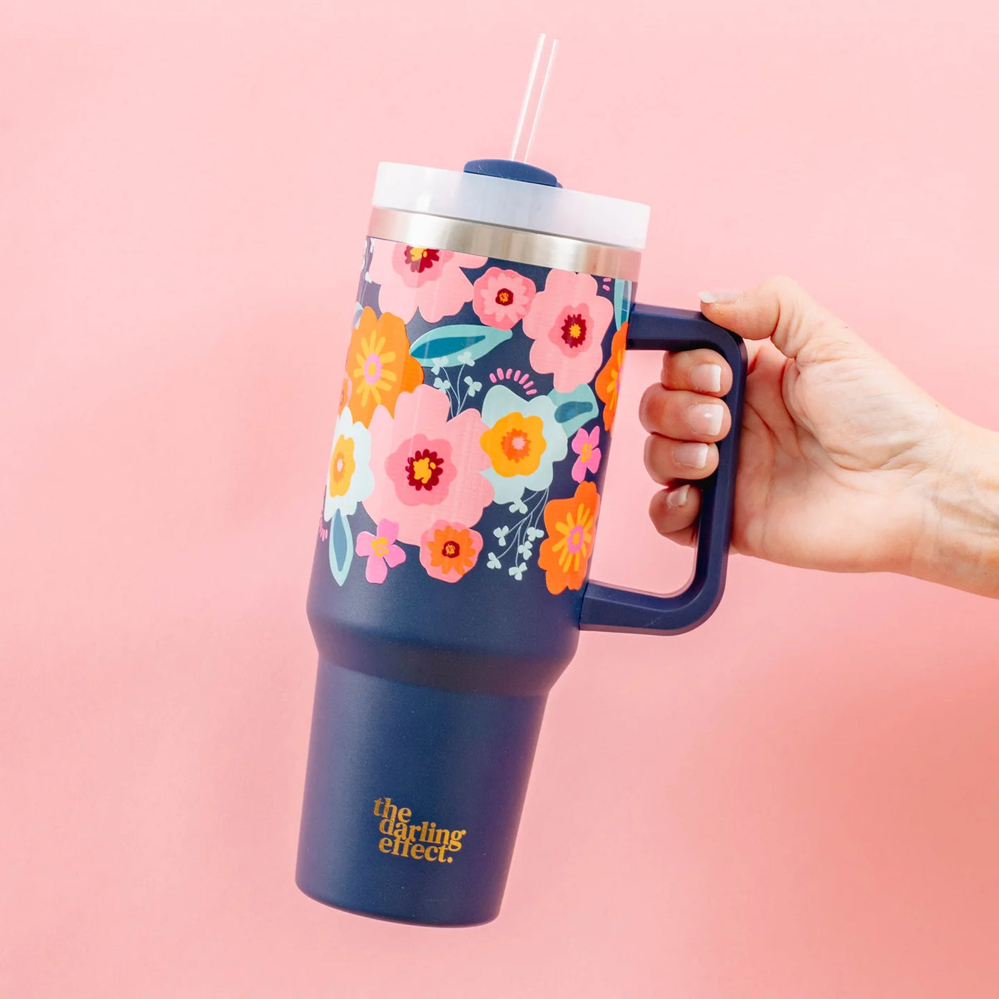 Bright + Bloomy Take Me Everywhere 40oz Tumbler from The Darling Effect
