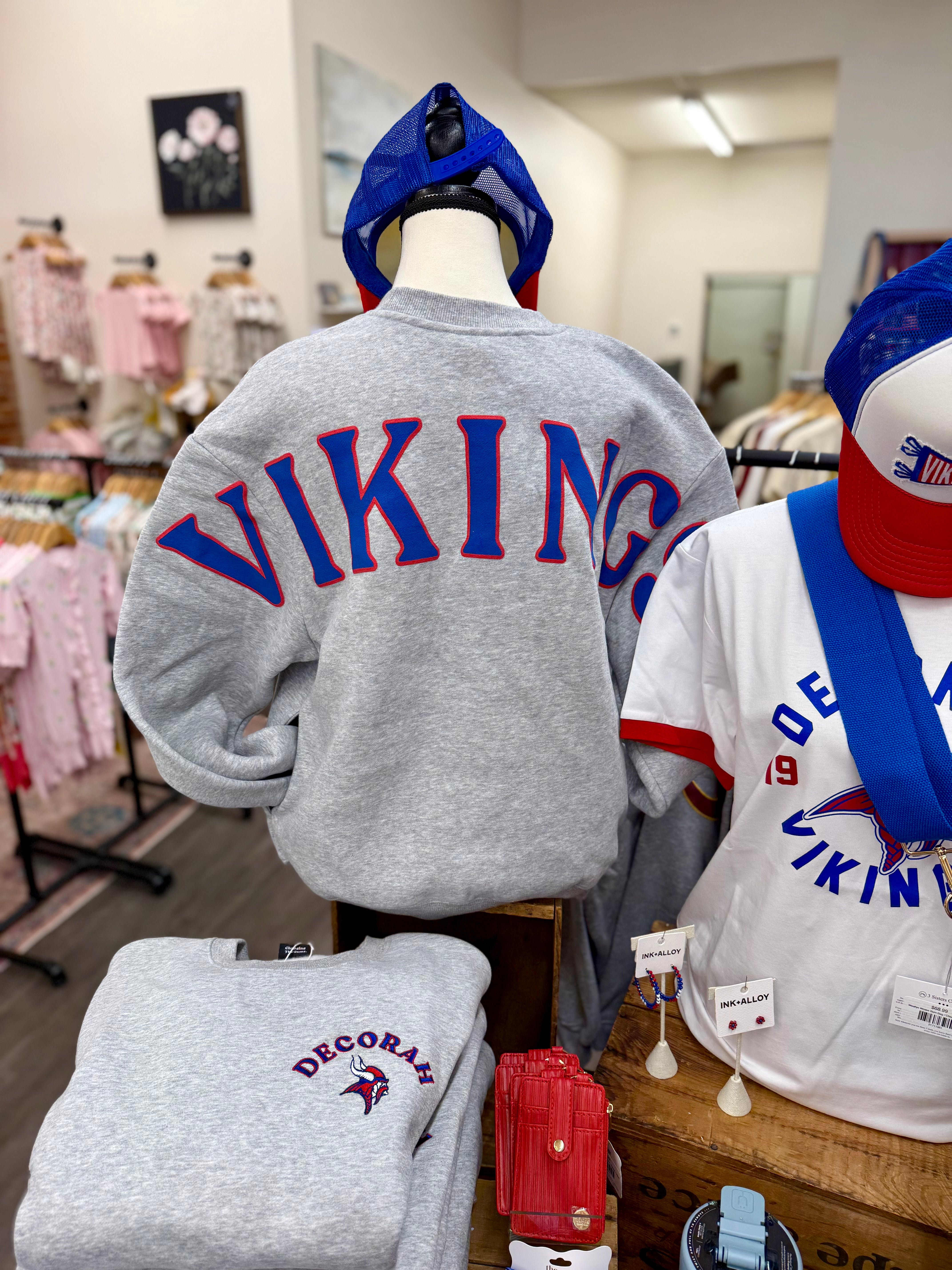 Decorah Vikings Oversized Crew