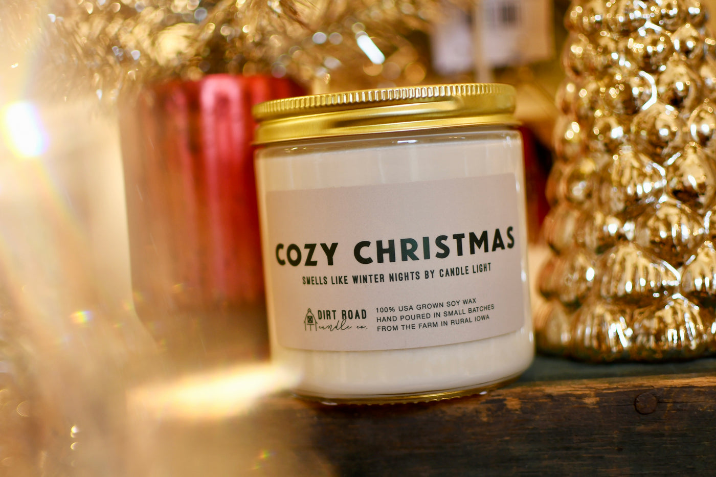 Dirt Road Candle Co Cozy Christmas Candle