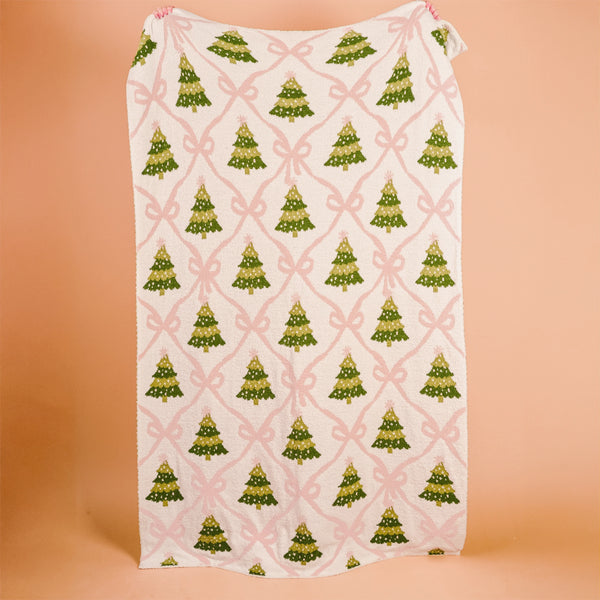 Cozy Dreams Luxe Blanket- Twinkling Trees