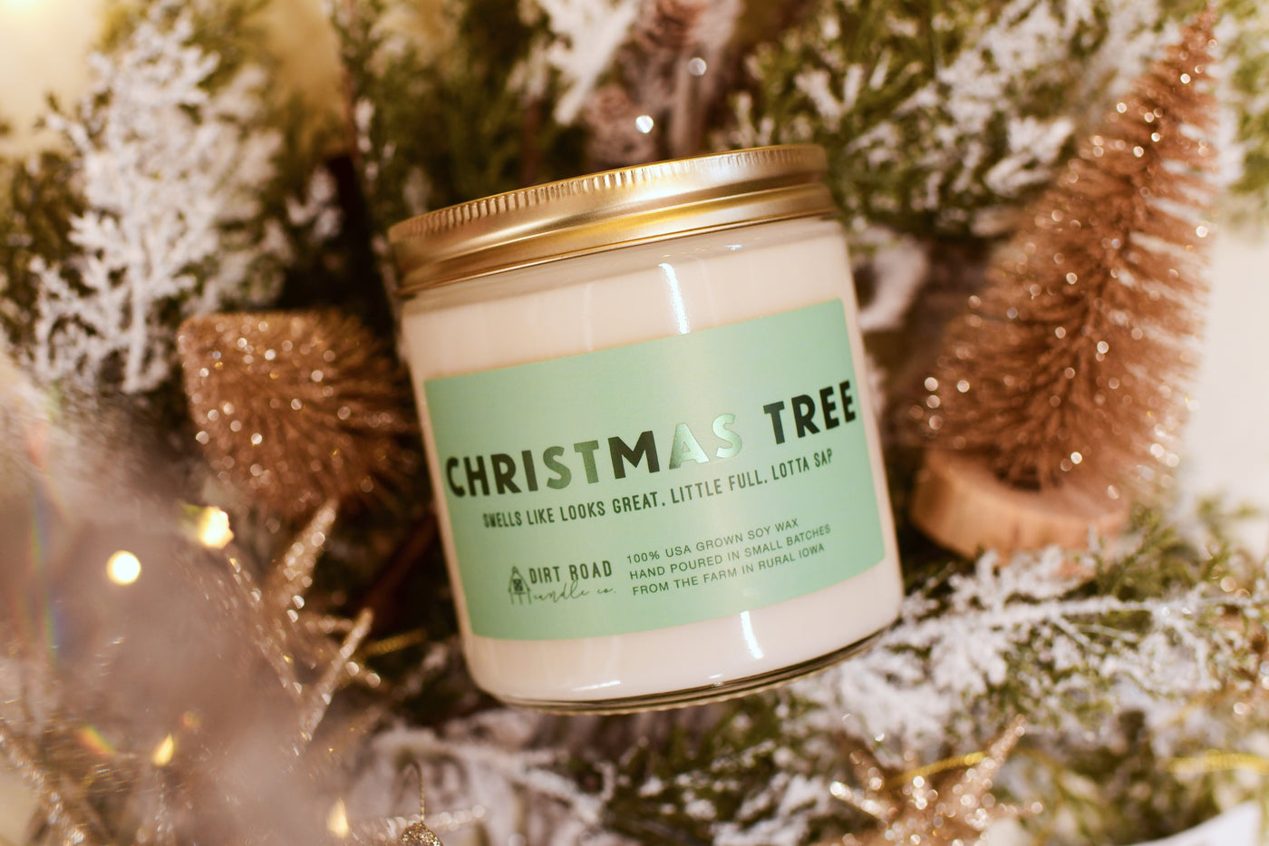 Dirt Road Candle Co Christmas Tree Candle