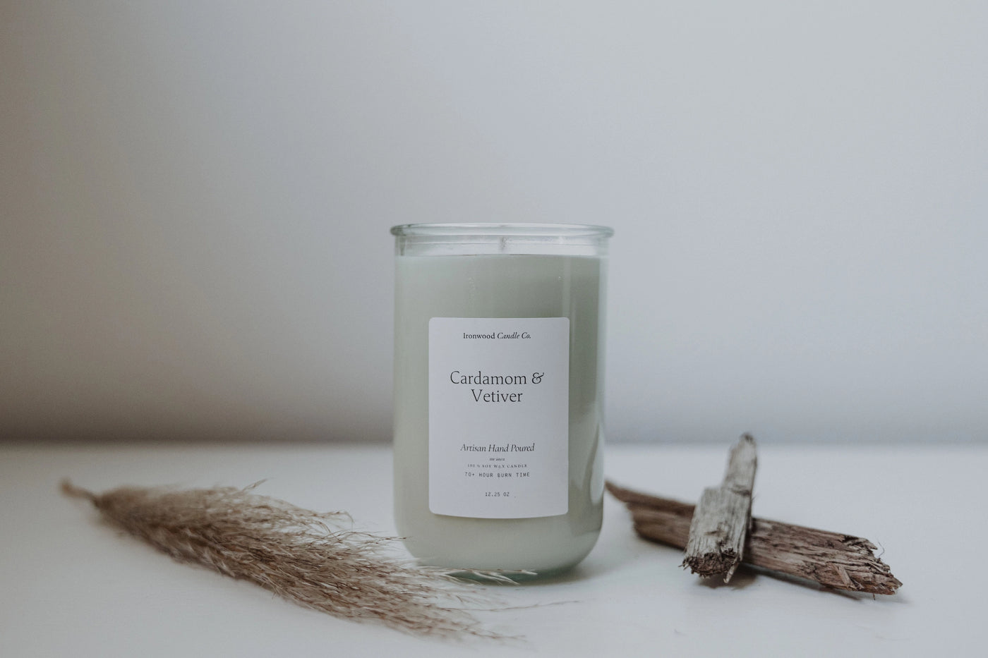 Ironwood Candle Co: Cardamom & Vetiver