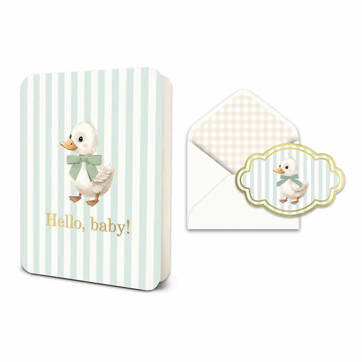 Cute Waddle Baby Card