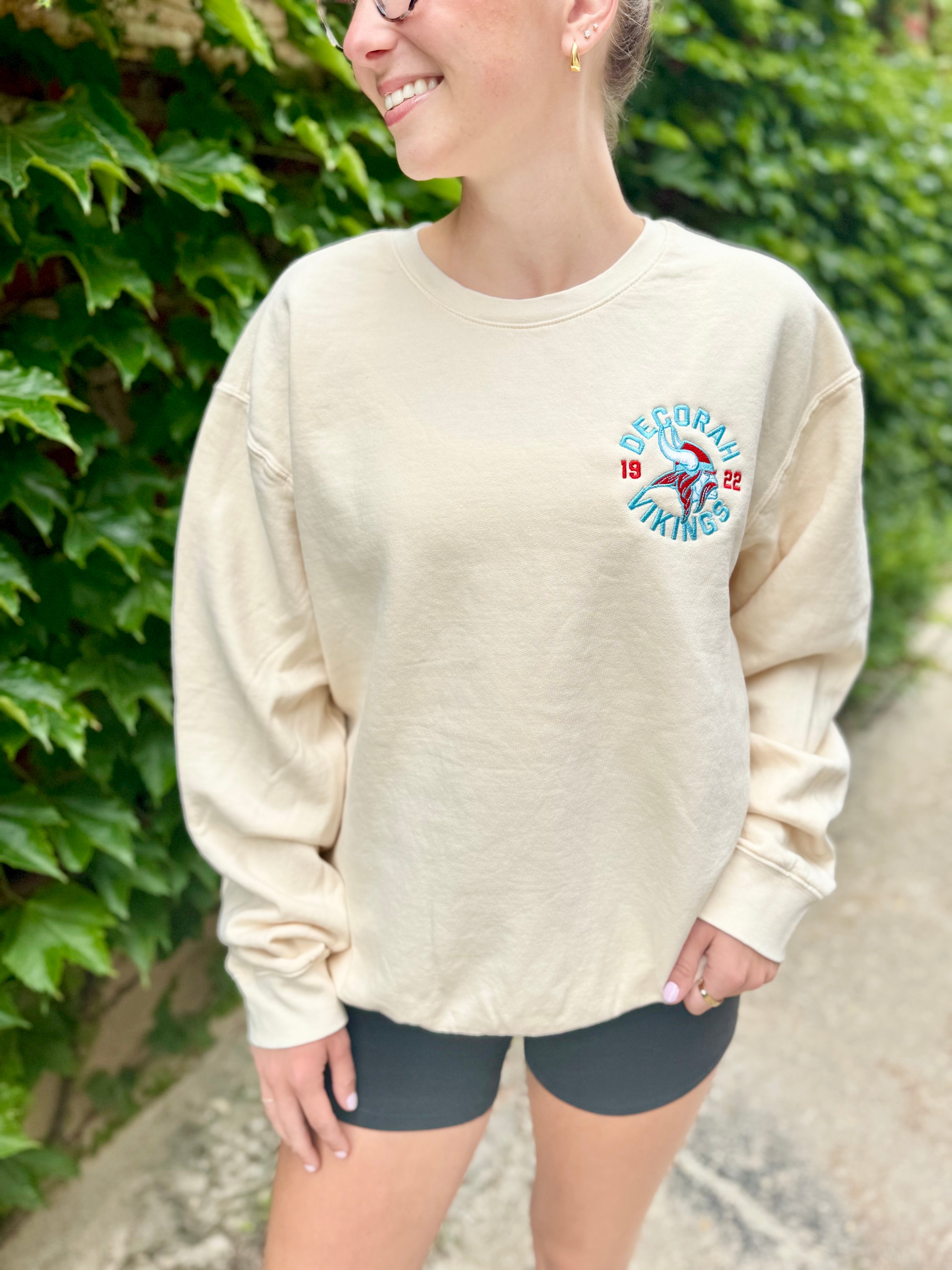 Decorah Vikings Embroidered Crew