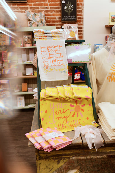 You Are My Sunshine Waffle Towel