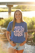 Midwest Girl Summer Tee- Royal Blue