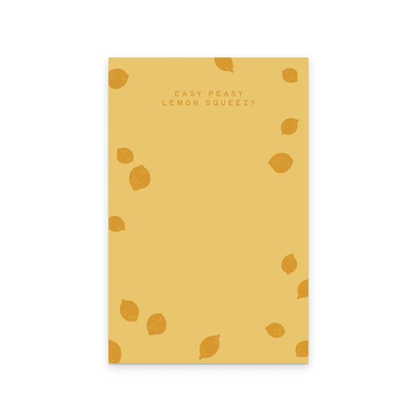 Easy Peasy Lemon Notepad