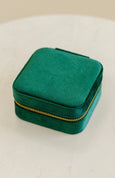 Velvet Travel Jewelry Case
