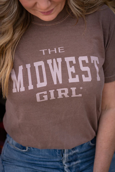 The Midwest Girl Tee in Espresso