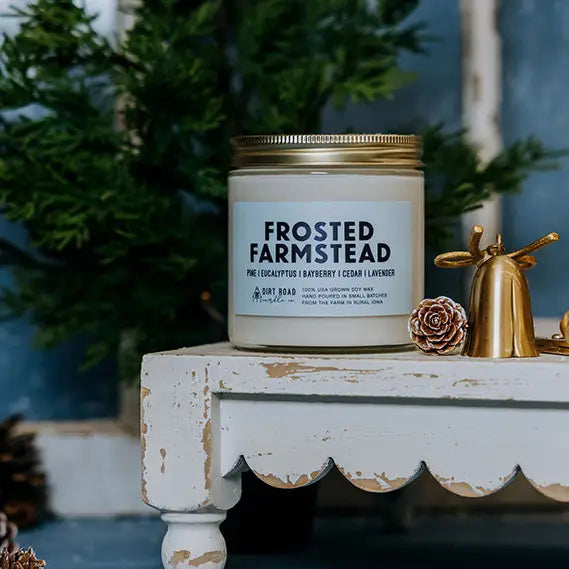 Frosted Farmstand Candle