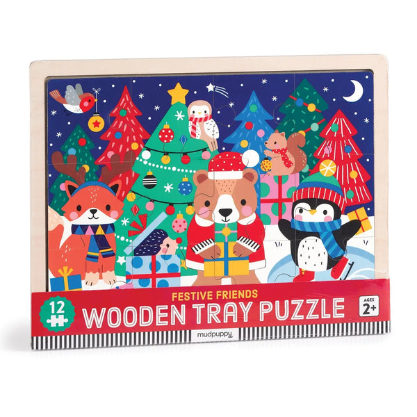 Festive Friends Wooden Puzzle