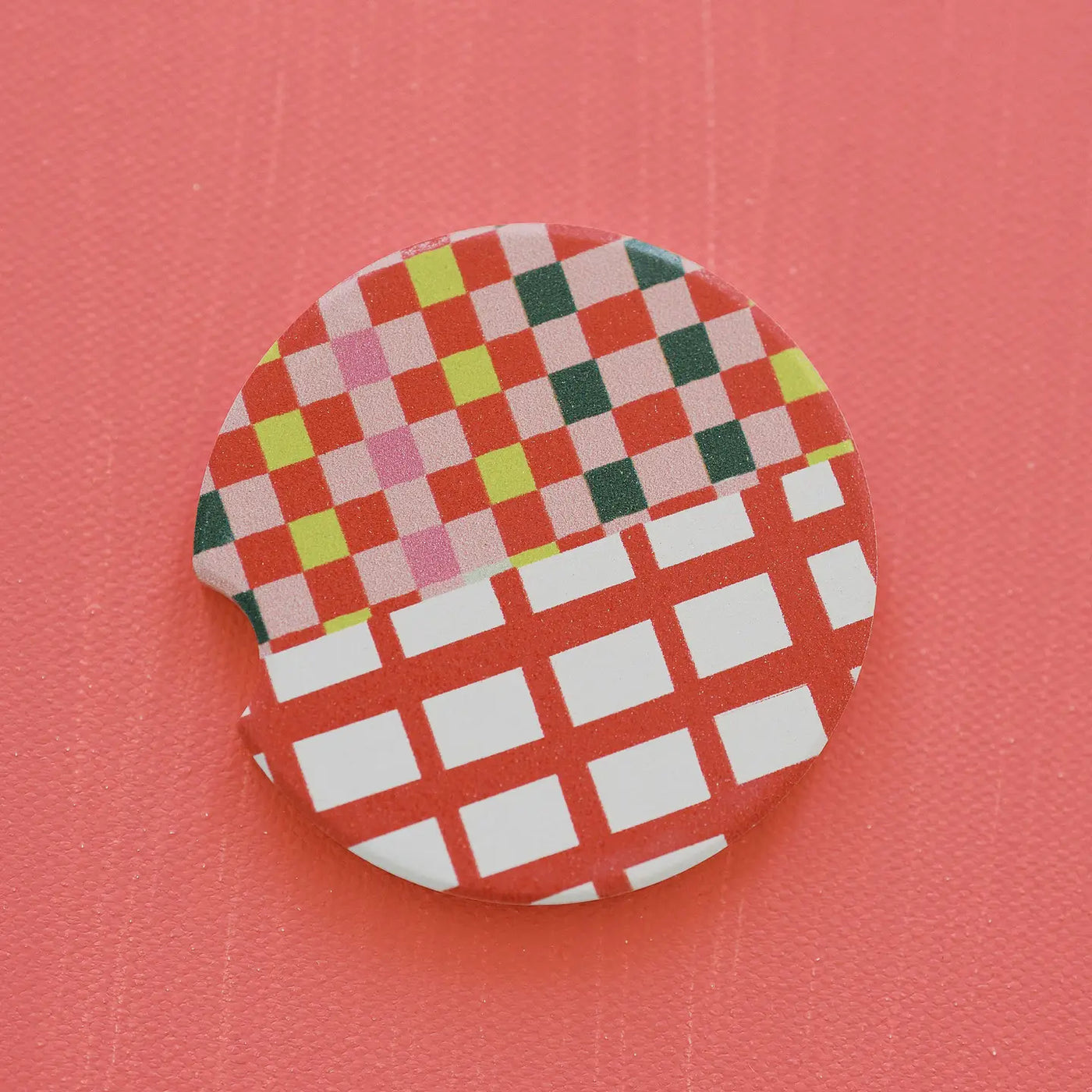 Holiday Doe A Deer Car Coaster