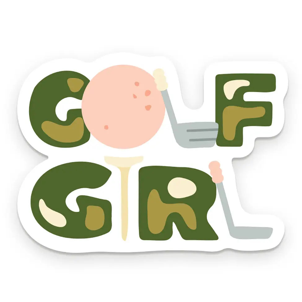 Golf Girl Sticker
