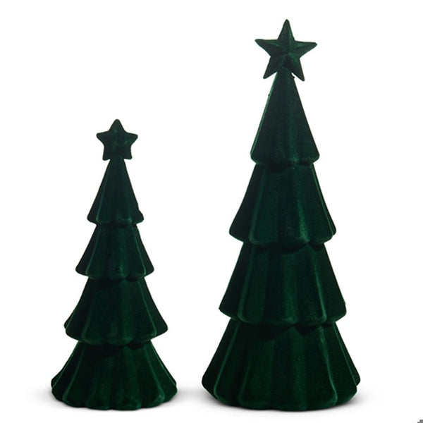Green Flocked Tree