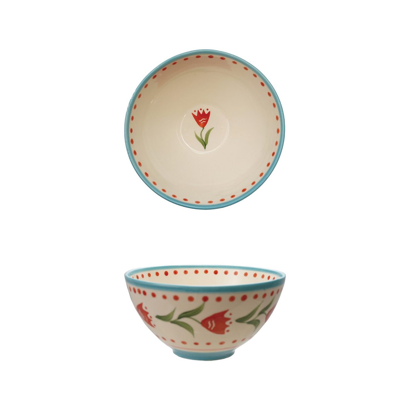 Floral Pattern 8" Bowl