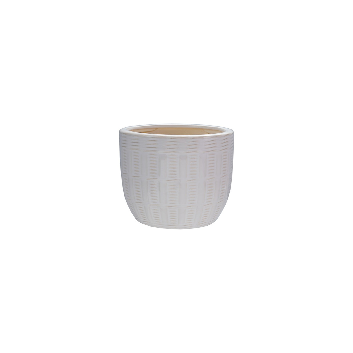 White Planter 4.25"