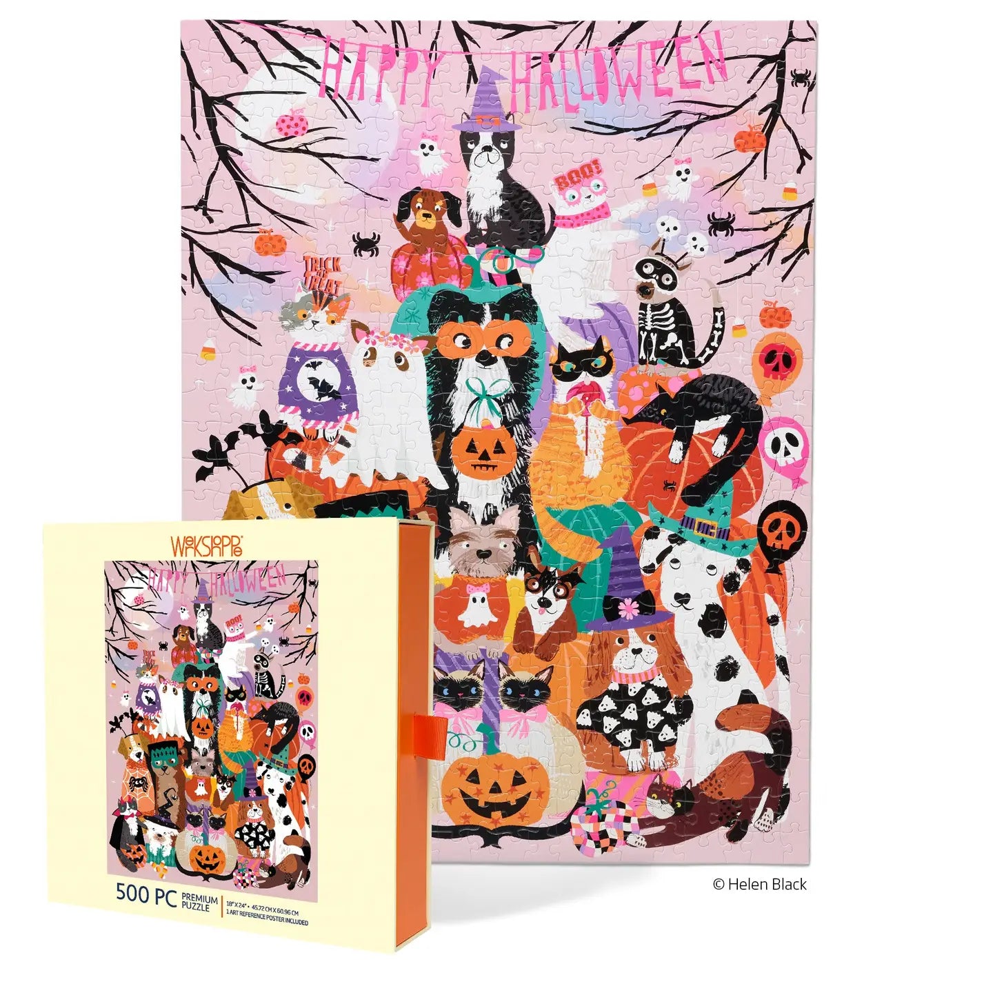 Happy Halloween 500 Piece Puzzle