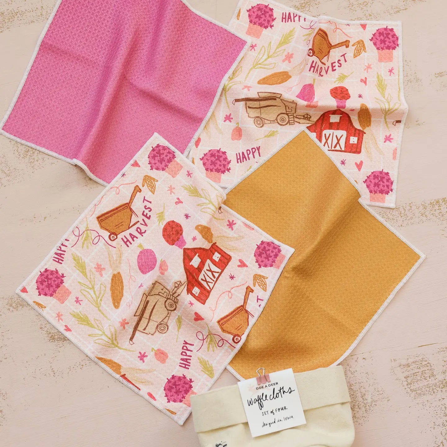 Happy Harvest Waffle Cloths