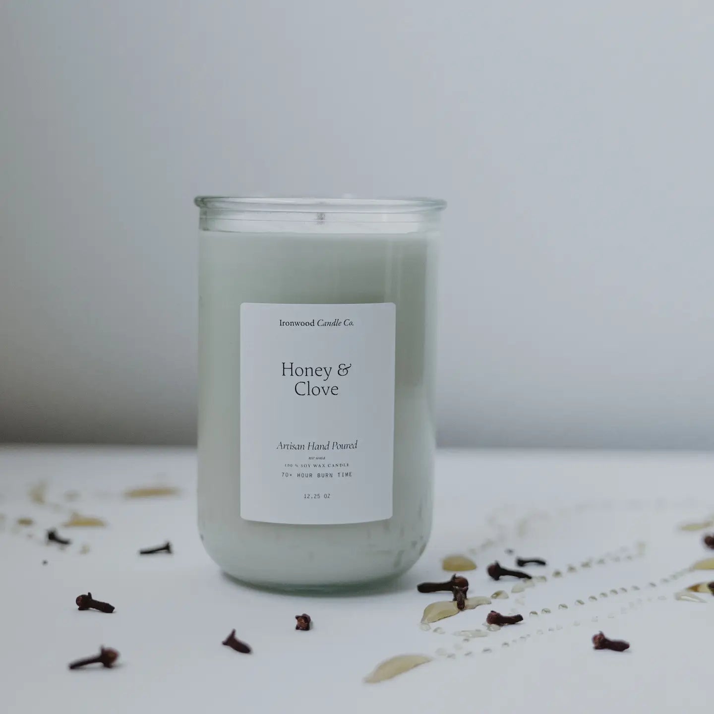 Ironwood Candle Co: Honey & Clove Candle