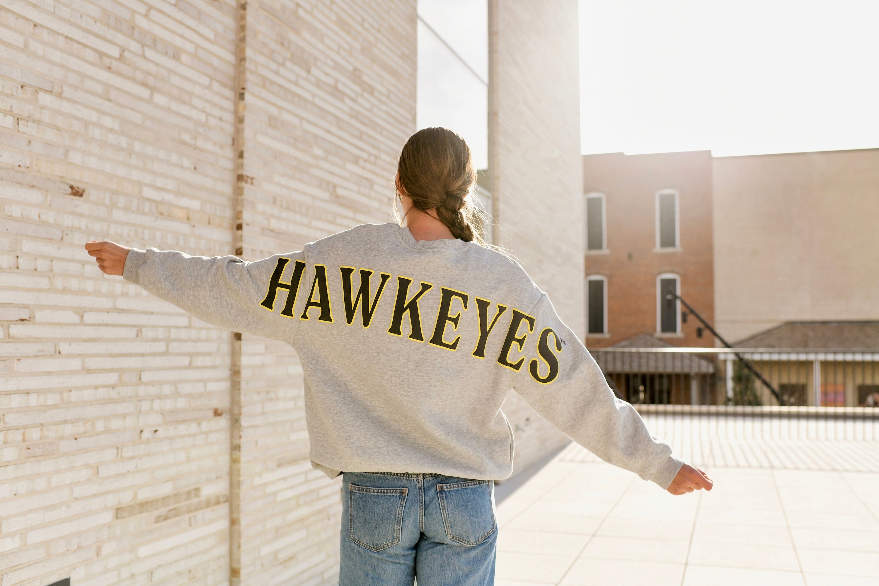 Iowa Hawkeyes Oversized Crew
