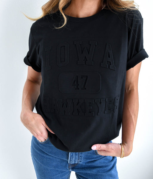 Iowa Vintage Tee- Black