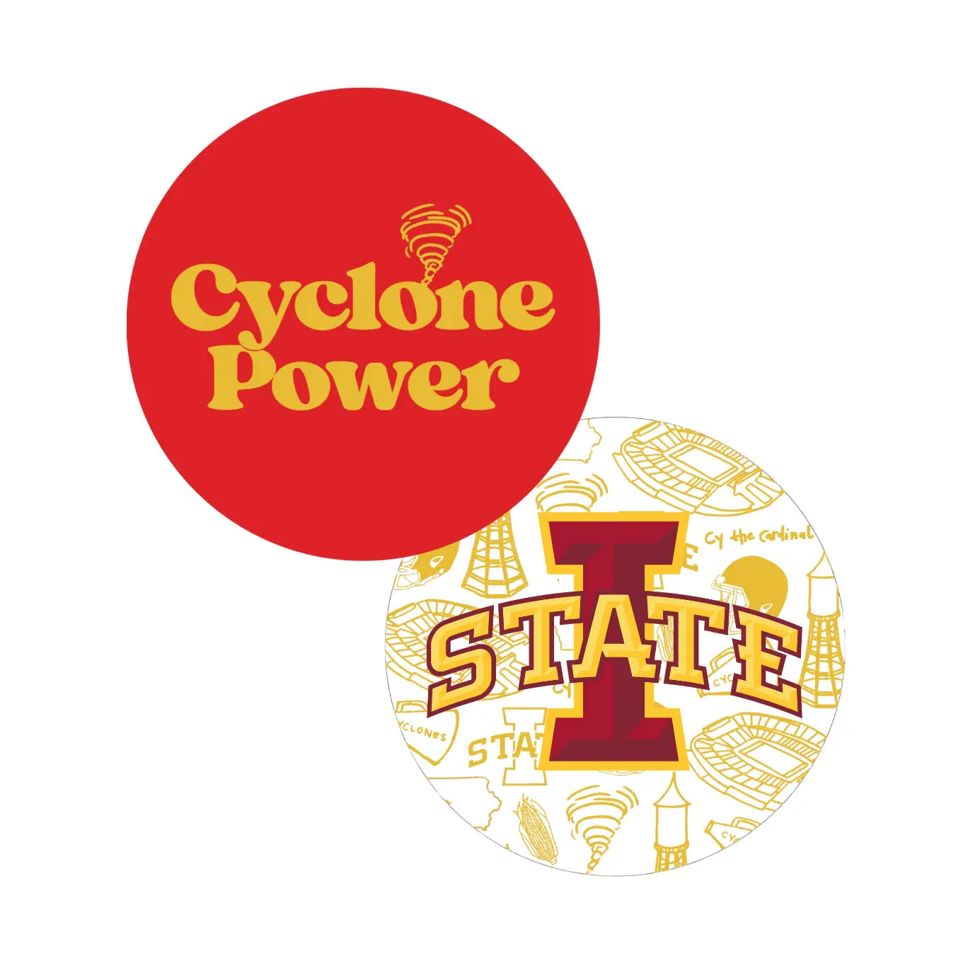 Iowa State Coaster Set of 25