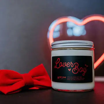 Lover Boy Candle from Dirt Road Candle Co