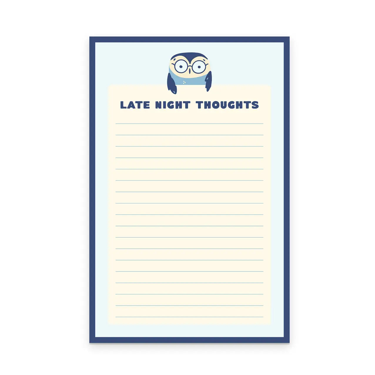 Late Night Thoughts Notepad