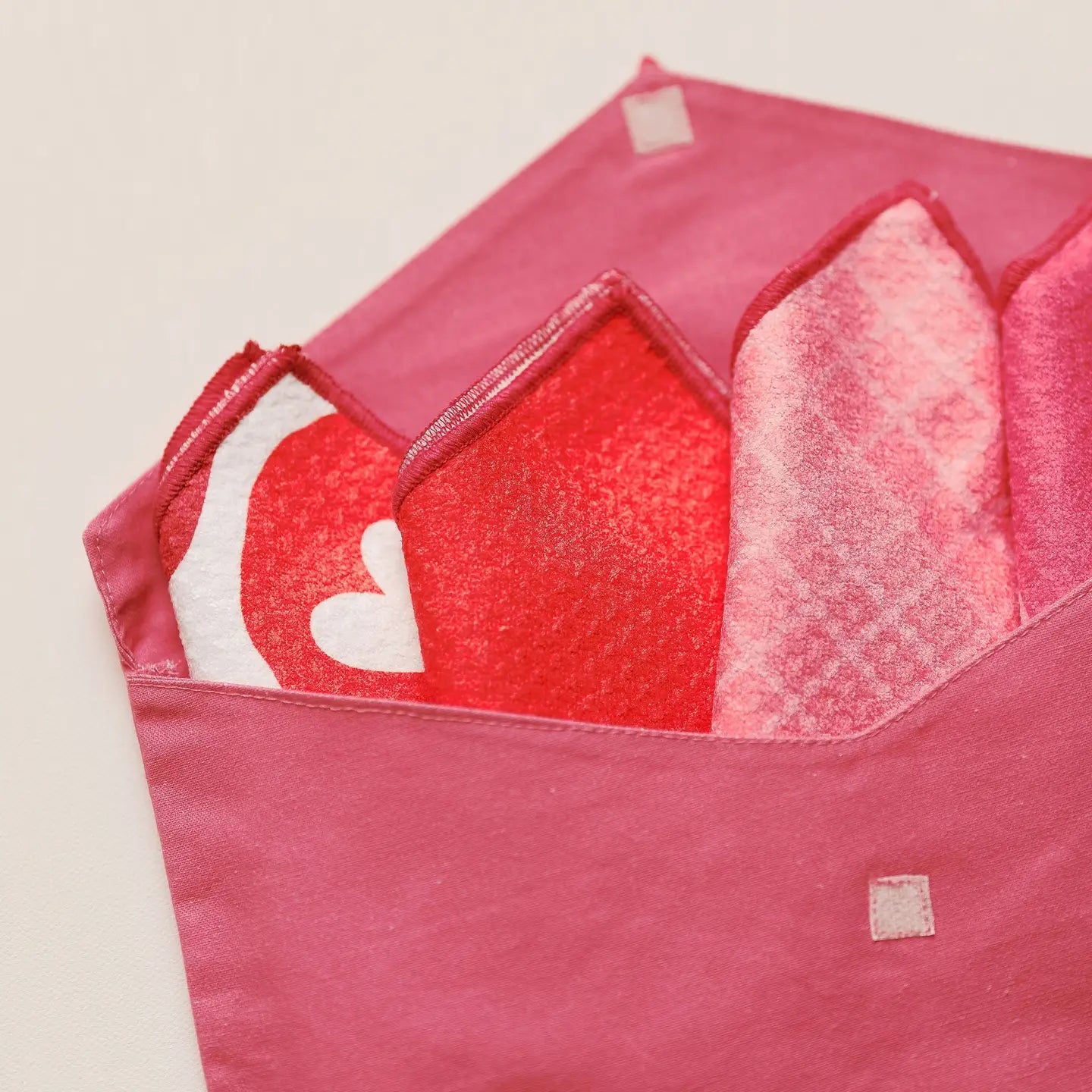 Love Notes Waffle Cloths-Set of 4